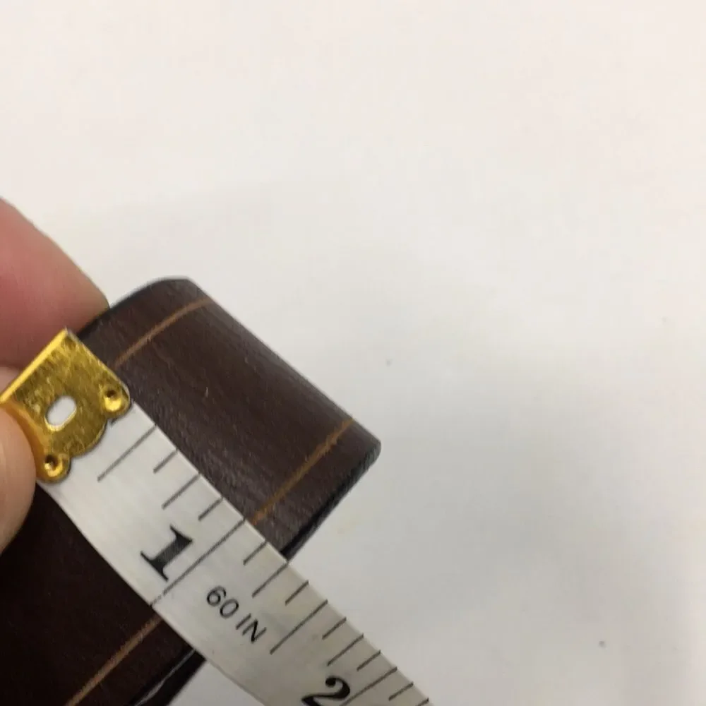 Winchester 12 Gauge Shotgun Shell brass and brown leather bracelet